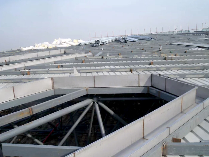 合作安吉县体育馆网架